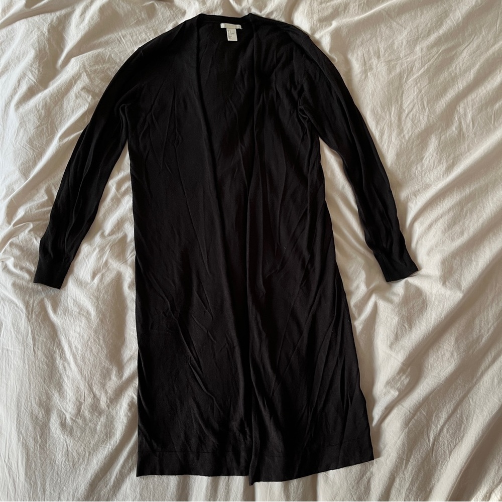 Long Black Cardigan